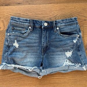 Denim Distressed Women Shorts